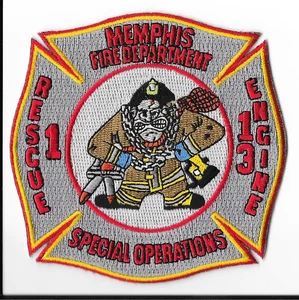 Memphis Fire Department, Tennessee Engine 13 Rescue 1 Special Ops Patch V1 - Bild 1 von 2