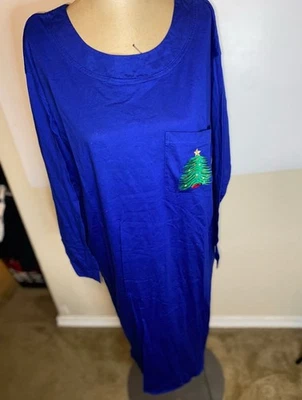 Camisa para mujer Talbots Noche de Navidad Talla Mediana Foto 1 de 4