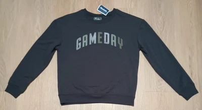 Nuevo MIKEN FLOW Gris Gameday Sudadera Camiseta Suave Microfleece Forro S Foto 1 de 4