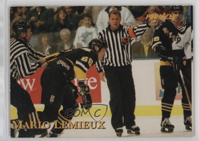 1997-98 Pinnacle Giant Eagle Mario's Moments Mario Lemieux #06 HOF - Image 1 of 2