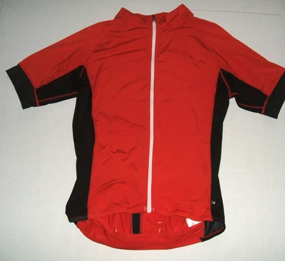 Camiseta deportiva de ciclismo Cannondale para hombre L roja blanca negra manga corta cremallera completa Foto 1 de 4