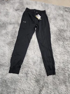 Under Armour Joggers Sweatpants Loose Fit Mens Med New Black!! Soccer - Picture 1 of 5