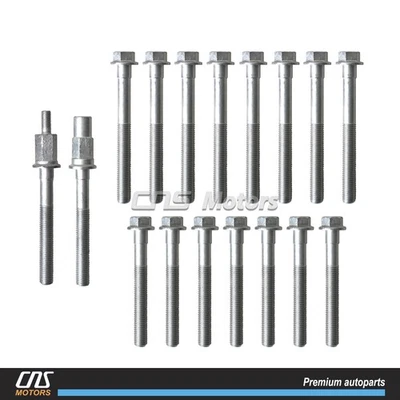 Head Bolts For 96-09 Buick Chevrolet Oldsmobile Pontiac Saturn 3.1L 3.4 3.5L - Изображение 1 из 3