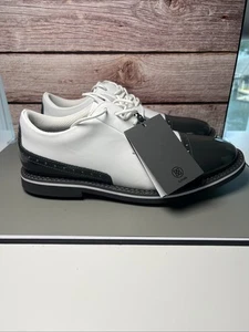 Nuovo! Scarpe da golf uomo G/FORE punta a cappuccio Gallivanter 9,5 grigio antracite G4MS21EF04 - Foto 1 di 8