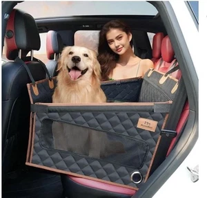 ManaMax wasserdichter Hundeautositz für Rücksitz große/mittlere/kleine Hunde Sitzverlängerung - Bild 1 von 10