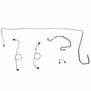 For Plymouth Barracuda 70-71 Front Brake Line Kit Power DiscBrake-EKT7007OM-CPP