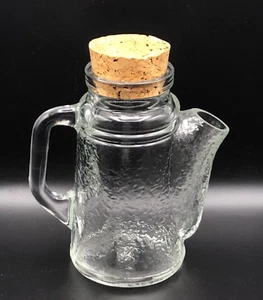 Vintage WMF 4 Erdnusskanne Nussspender Glas Kork 15,5 cm. H. ohne Deckel 70er - Bild 1 von 7