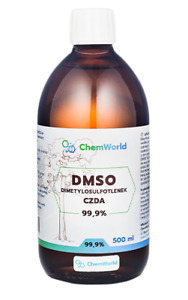 DMSO 99,96%, Rheumatic problems, Bone Support/Joints Relief, ChemWorld, FREE P&P