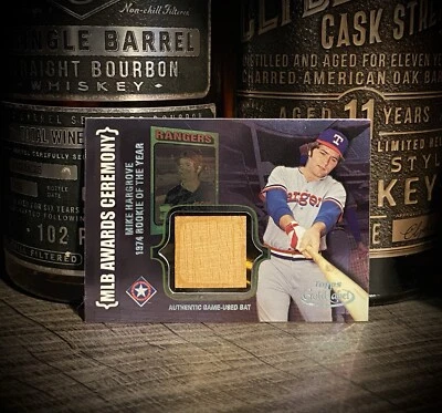 Mike Hargrove Auténtico Juego Usado Bate 2002 Topps Etiqueta Dorada MLB Ceremonia de Premios Foto 1 de 2