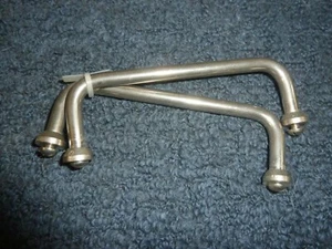 Manijas cortas de radio de acero inoxidable - Imagen 1 de 2