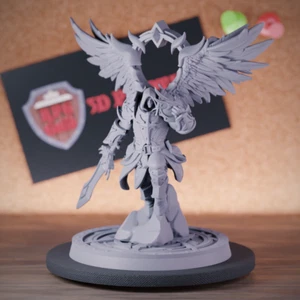 Angel Warrior Miniatur himmlische Mini-Dungeons und Drachen Mini DnD 5e TTRPG - Bild 1 von 8