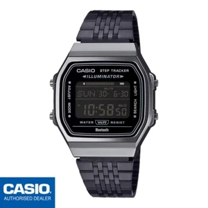 CASIO ABL-100WEGG-1BEF⎪BLUETOOTH⎪Vintage ICONIC⎪Gris⎪Contador pasos - Imagen 1 de 6