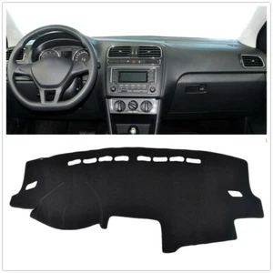 Für VW Polo MK5 6R 2009-2017 Auto Armaturenbrett Abdeckmatte Abdeckung Schwarz - Picture 1 of 5