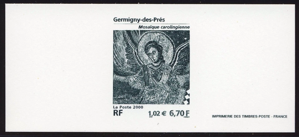 FRANCE . 2000 Carolingian Mosaic (2759) . Reduced Size Deluxe Proof - Image 1 of 1