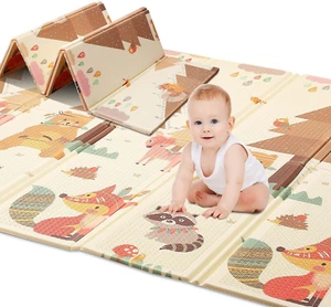 Play Mat Playmat Baby Mat Folding Crawling Large Foam Mat Portable Playmat for B - Picture 1 of 12