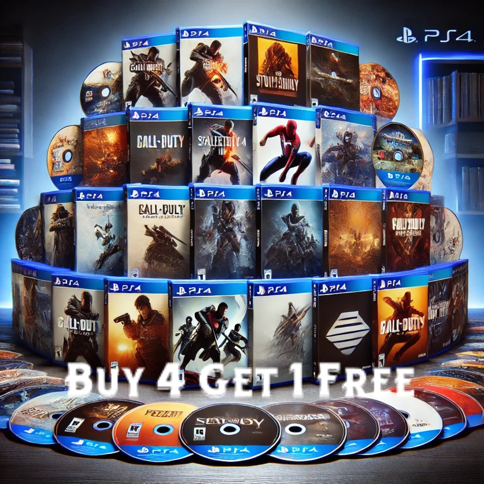 🎮Sony PlayStation 4 PS4 Games with Cases Buy 4 Get 1 FREE ✅TESTED🎮 - Image 1 of 1