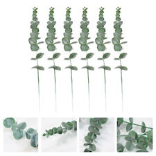  6 Pcs Fake Flowers Housewarming Gift Eucalyptus Artificial Tree Decorate