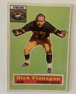 1956 Topps Football Dick Flanagan Card # 27 Pittsburgh Steelers VG-EX condition! - Picture 1 of 3
