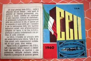 1960 TORINO CGIL CARD - Picture 1 of 2