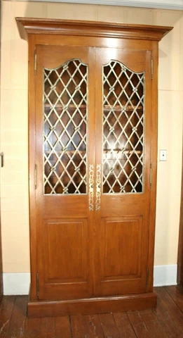 American Tall Display Cabinet / Bookcase / Wine Storage Cabinet Cover