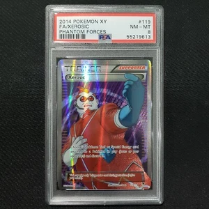 2014 Pokemon: XEROSIC 119/119 - [XY Phantom Forces] Full Art Holo - NM/MT PSA 8 - Picture 1 of 2