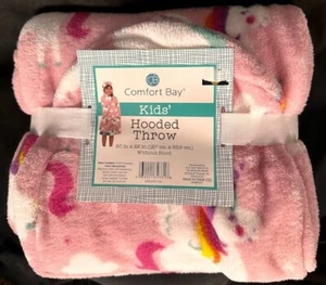 Unicornios y arco iris rosa bahía cómoda para niños - Imagen 1 de 2
