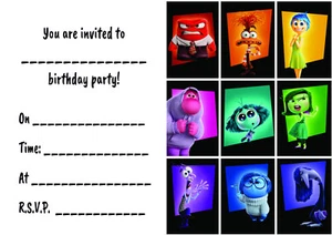 Packungen mit 10/20/30/40 Inside Out Einladungen Option 2 - Poster Karten Banner - Bild 1 von 2
