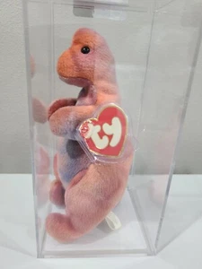 Ty Beanie Baby Babies Rare 3rd 1st Gen Tag Rex TBB Authenticated MWCT - Picture 1 of 8