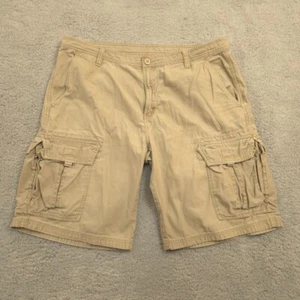 The North Face Cargo Shorts Mens 40 Khaki Utility Pockets Outdoor Hiking - Picture 1 of 9
