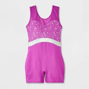 HK) Niñas Gimnasia Celestial Pull-On Biketard - Gato y Jack Magenta XS 4/5 Rosa - Imagen 1 de 1
