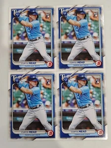 2024 Bowman Baseball Base Curtis Mead RC Lot (4) - Picture 1 of 2