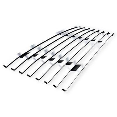 For 2007-2014 GMC Yukon/XL Tow Hook Show Bumper Stainless Silver Billet Grille - Image 1 of 4