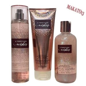 Bath & Body Works 3-teiliges Set THOUSAND WISHES Bodylotion Nebel Schaumbad volle Größe - Bild 1 von 3