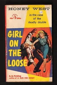 Honey West Mädchen auf der losen Pyramide Bücher 1958 1. Erstausgabe - Bild 1 von 2