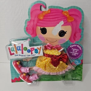 MGA Lalaloopsy Party Kleid gelb gepunktet rosa rot Modepuppe Outfit - Bild 1 von 8