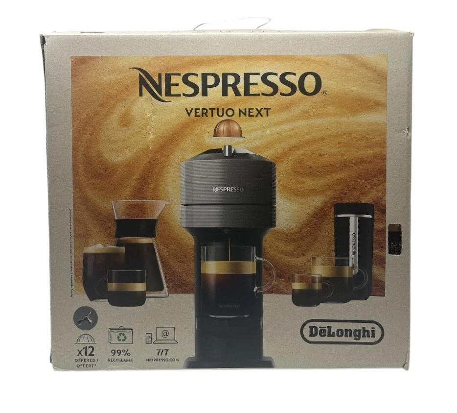 De'Longhi Nespresso Vertuo Next Coffee & Espresso Machine - Dark Gray (ENV120GY)