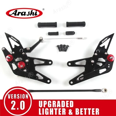 Arashi Rearsets Footrest Foot Pegs Rear Sets For Yamaha R6 YZF-R6 2003 2004 2005 - Image 1 of 4