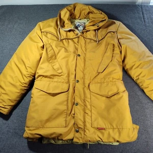 Vtg Schaeffer Outfitters Jacket Coat Western Duster Nylon Work Farm USA Made - Picture 1 of 23