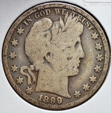 1899-O Barber Half Dollar,  FREE SHIPPING!!!!!! bhc30 Cover