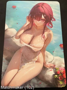 Matchmaker Spicy Waifu NSFW A5 Size Card Board Kafka Honkai Star Rail Hot Spring - Picture 1 of 3