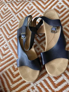 Dansko 40 Sandalias Azul Marino Alpargatas Cuñas � 9.5/10 - Imagen 1 de 8