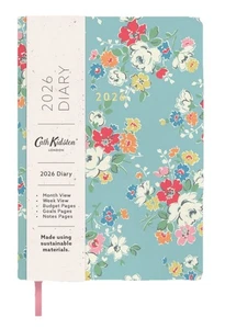 Diario de tela Cath Kidston A6 2026 semana/mes para ver ~ Clifton Rose - Imagen 1 de 2