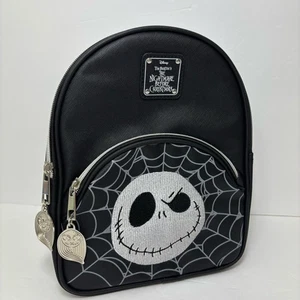 Disney Nightmare Before Christmas Jack Skellington Mini Backpack Black - Picture 1 of 16
