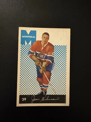Tarjeta de hockey Parkhurst NHL 1962/63 #39 ¡¡Jean Bellevel Hof Sharp!! EXMT+ Foto 1 de 4