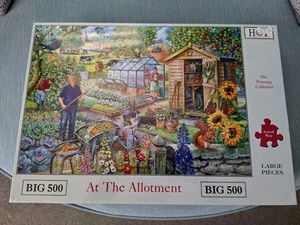 House of Puzzlers Jigsaw 500 piece "At the Allotment" - Picture 1 of 5