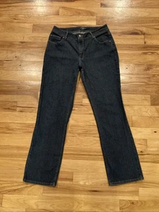 LEE Riders Relaxed Fit Blue Denim Stretch Mom Jeans Womens TAG 16 L Fits 33 x 32 - Picture 1 of 12