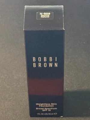 Bobbi Brown Weightless Skin Foundation SPF 15- N-050 NEUTRAL NATURAL -New in Box - Image 1 of 2