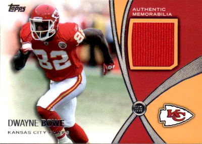 2012 Topps Дуэйн Боуи Джерси подлинные сувениры #PPR-DB Kansas City Chiefs - Изображение 1 из 2