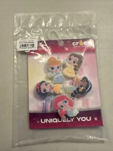 Dijes Jibbitz Princesa Crocs Disney Paquete de 5, NUEVOS. - Imagen 1 de 2