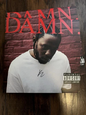 Kendrick Lamar DAMN. Vinyl Signed Autographed Record Cover — 第 1/2 张图片